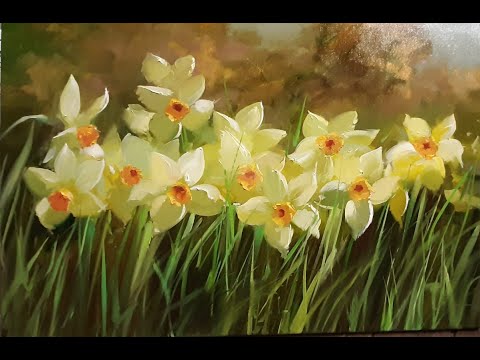 Видео: Нарциссы Daffodils  Vugar Mamedov