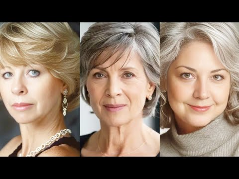 Видео: Стрижка для женщин 50+, 60+ и 70+ — женская стрижка