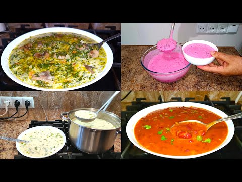 Видео: 4 ВКУСНЕЙШИХ СУПА  БЕЗ МЯСА! Быстрые и Простые Рецепты Супов!