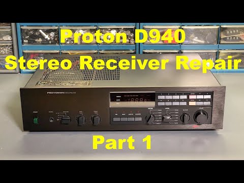 Видео: Ремонт стереоресивера Proton D940 — часть 1