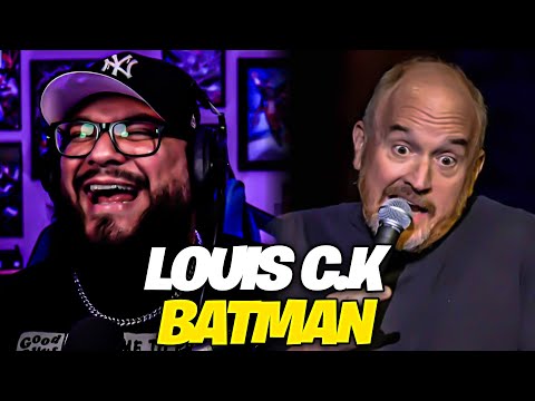 Видео: Первый раз смотрю Луи Си Кея — реакция на Бэтмена