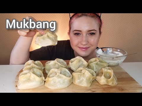 Видео: 1 кг СОЧНЫЕ МАНТЫ БАРАНИНА МУКБАНГ АСМР | 1 kg of LAMB dumplings MUKBANG ASMR