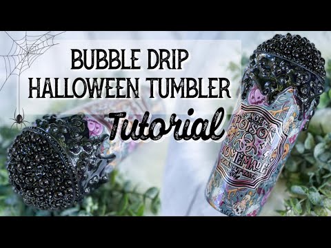 Видео: Стакан «Bubble Drop» на Хэллоуин