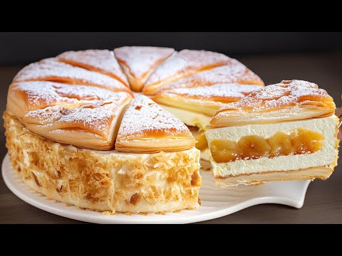 Видео: Вкуснее, чем торт Наполеон! Хрустящий, с нежным кремом!