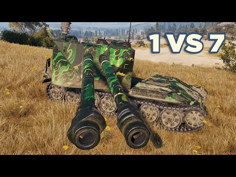Видео: SFAC 105 • Два ствола против семи врагов )) World of Tanks