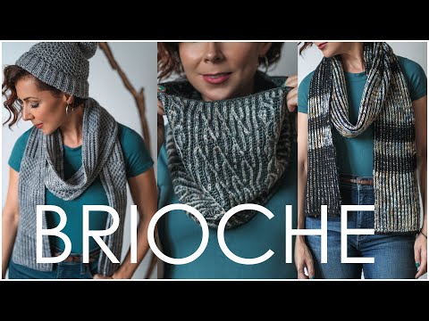 Видео: Шаг за шагом: легко научитесь вязать бриошь. Часть 1 из 3 — трио вязаных аксессуаров — Жанна!