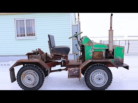 Видео: Обзор МИНИТРАКТОРА 4х4 с двигателем ОКА