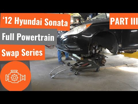 Видео: Полная установка силового агрегата, подрамника и подвески на «бесплатную» Hyundai Sonata — часть III