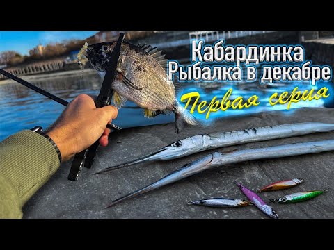 Видео: Кабардинка рыбалка в декабре. Первая серия.