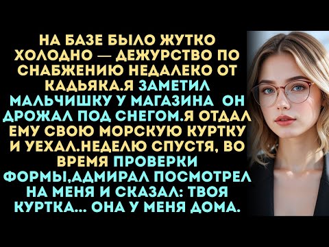 Видео: Я нарушил строй, чтобы помочь ребёнку в метель — и не ожидал встретить самого адмирала.