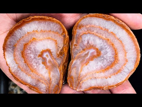 Видео: Огранка УДИВИТЕЛЬНЫХ Агатов | Гранильный цех Веселые времена с пилой!