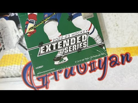 Видео: Бокс-Брейк 2022/23 Upper Deck Hockey Extended Series Hobby Box. Аукцион №1