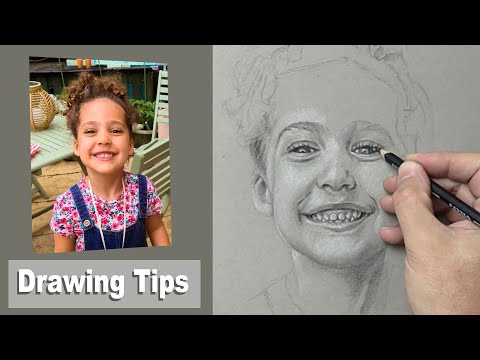 Видео: Как рисовать на тонированной бумаге. Урок рисования с комментариями ~ Как нарисовать реалистичный...