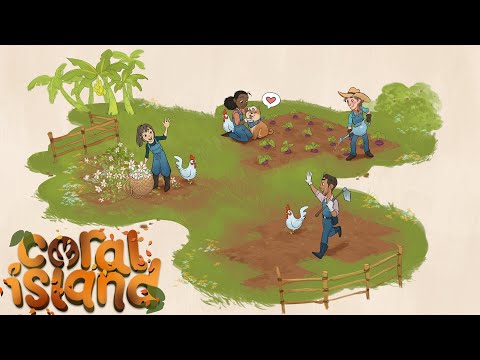 Видео: Coral Island Кооп #4 - Фермерские будни на острове | 3я часть стрима