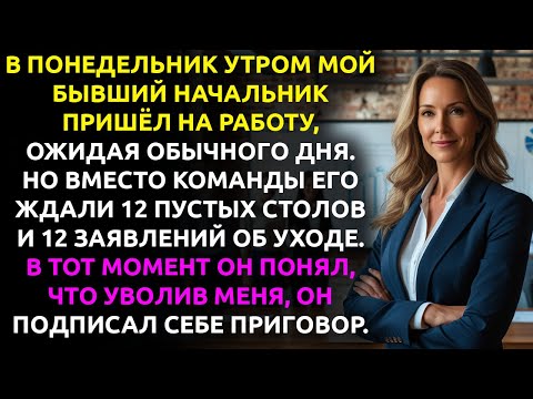 Видео: Мой босс думал, что СЛОМАЛ меня... а я в ответ УВЕЛА у него всю команду.