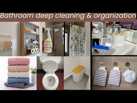 Видео: Глубокая уборка и организация/преображение ванной комнаты