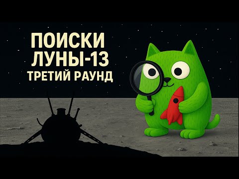 Видео: Третий этап поисков «Луны-13»