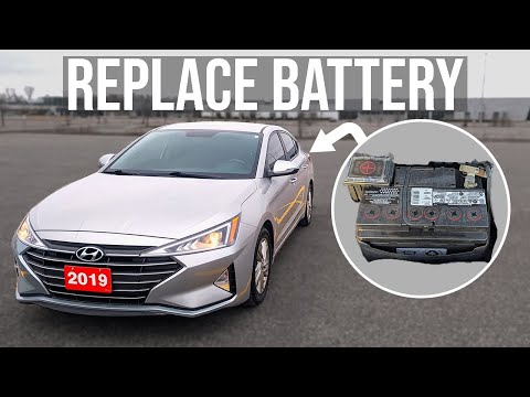 Видео: Как [ЛЕГКО] заменить аккумулятор — Hyundai Elantra (2019-2020)