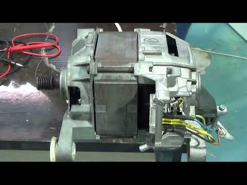 Видео: Как подключить двигатель стиральной машины BOSCH, Атлант, Siemens на прямую к 220в