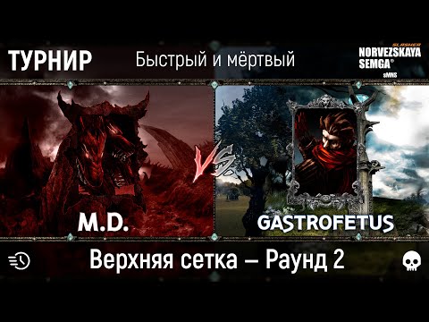 Видео: Турнир "Быстрый и мёртвый" [sMNS 2.2d]. M.D. vs Gastrofetus