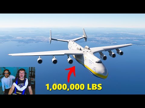 Видео: REAL Airline Pilot против Microsoft Flight Simulator (издание AN-225)