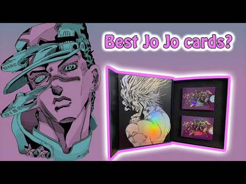 Видео: Распаковка ЛУЧШЕЙ коробки карт по аниме JoJo’s Bizarre Adventure | Best JoJo`s cards!
