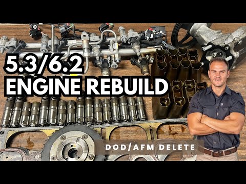 Видео: Удаление DOD GM 5.3 L83/6.2 L86 - Замена кулачков и толкателей (часть 3)