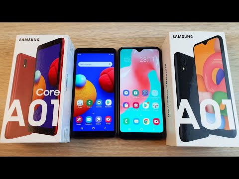 Видео: SAMSUNG GALAXY A01 CORE VS GALAXY A01 - В ЧЕМ РАЗНИЦА? ПОЛНОЕ СРАВНЕНИЕ!