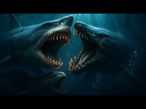 Видео: Морские Чудовища Юрского и Мелового периода: Как охотились Древние Гиганты? @realunrealchannel
