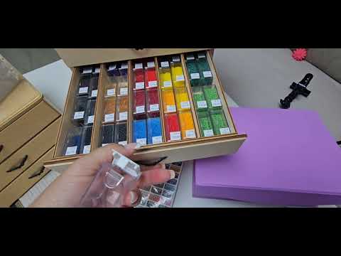 Видео: Влог.Вечер с рукоделием. Переорганизация бисера. Небольшие покупки для вышивки на алиеспресс