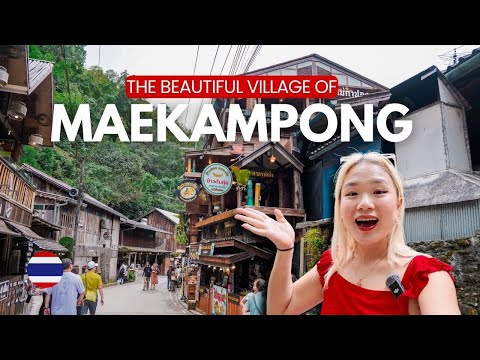 Видео: Скрытая деревня в тайском лесу | Mae Kampong Chiang Mai 🇹🇭