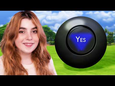 Видео: Волшебный шар-восьмерка решает, как мои симы будут строить