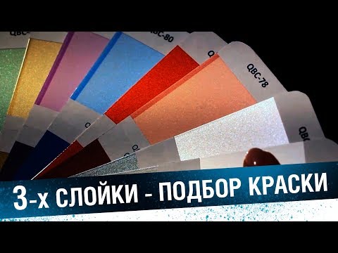 Видео: Колористика автоэмалей. Колеровка трёхслойных красок