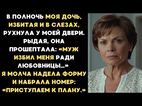 Видео: В полночь моя избитая дочь в слезах рухнула у моей двери. Рыдая, она прошептала: "Муж избил меня..."