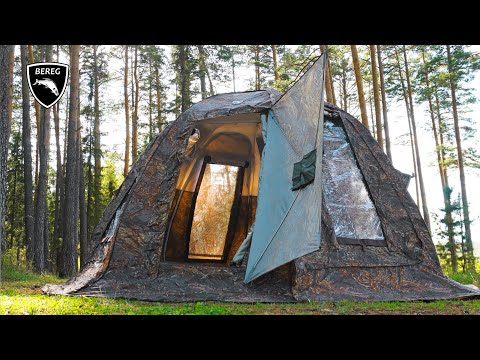 Видео: УП-2 Люкс / Обзор палатки-шатра от @PFBereg #кемпинг #пфберег #палатка