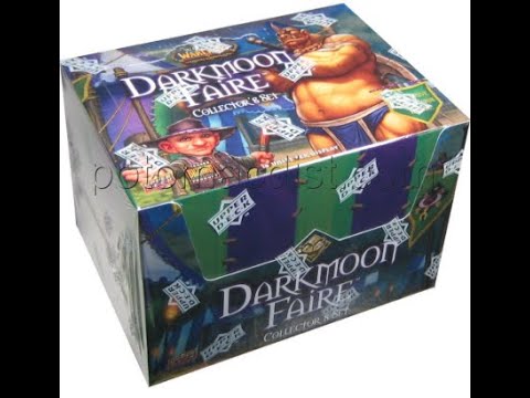 Видео: Распаковка World of Warcraft TCG DarkMoon Faire Booster box DROP?Yes.Unboxing Loot boxes.