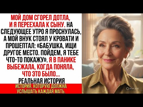 Видео: Я переехала к сыну. Но внук прошептал: «Уезжай!». Я в панике сбежала, узнав причину…