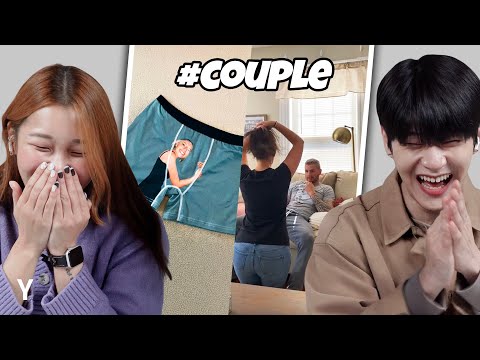 Видео: Корейцы впервые реагируют на TikTok «#Couple» | Y