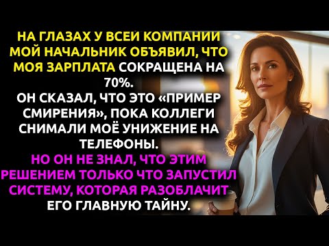Видео: Мой босс УНИЗИЛ меня перед всей компанией — и случайно запустил механизм, который его УНИЧТОЖИЛ.