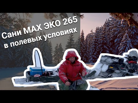 Видео: Сани МАХ ЭКО 265 со стоячим местом