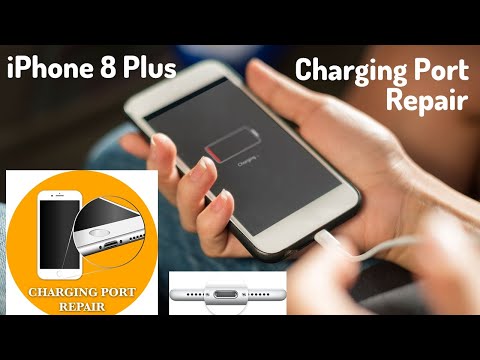 Видео: Простой способ заменить порт зарядки iPhone 8 Plus без снятия материнской платы