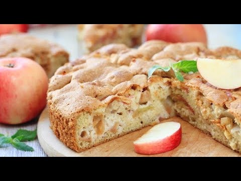 Видео: Яблочный пирог с лимоном (Постный, но никто этого не поймет!)