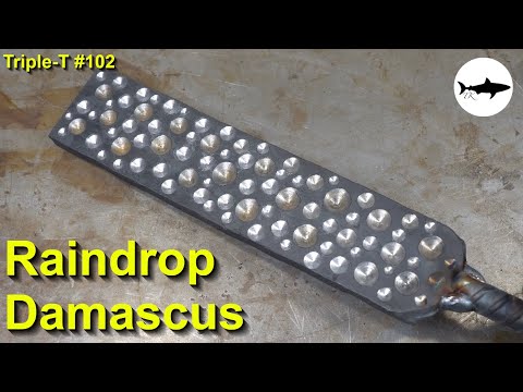 Видео: Triple-T #102 - Дамасские узоры - Raindrop