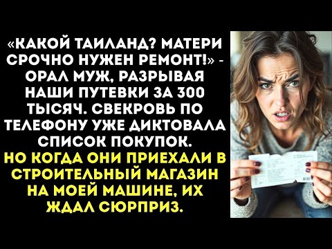 Видео: «Мама передумала! Отменяй медовый месяц, поедешь ей обои клеить!» — заявил муж