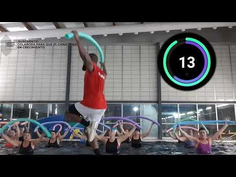 Видео: АКВАБИФИТНЕС, АКВАГИМИТАЦИЯ И ГИДРОГИНАСТИКА - 23 упражнения с нудлами для бассейна #cinzentopers...