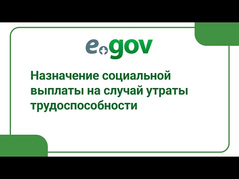 Видео: Назначение социальной выплаты на случай утраты трудоспособности