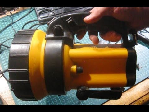 Видео: Переделка ручного фонаря на Li Ion 18650