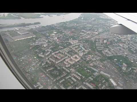 Видео: SVO-GOJ. Посадка в Стригино.