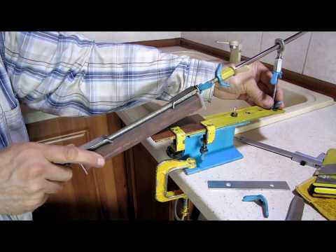 Видео: заточить нож для рубанка или фуганка. приспособление для идеально точной заточки