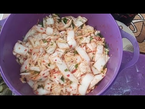 Видео: КУПИЛИ ПЕКИНСКУЮ КАПУСТУ 35 КГ.ЧИМЧИ ЗА 10 МИН.НА ОБЕД ГАЛУШКИ.